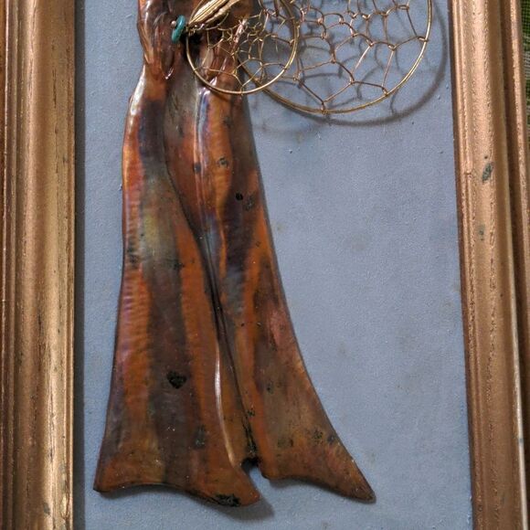 Vintage artisan Dreamweaver metal artwork - Picture 4 of 12